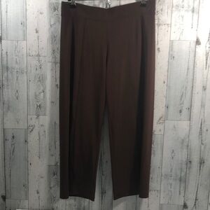CAbi Cropped Wide Leg Pull On Pants Medium